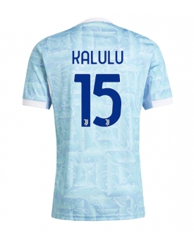 Juventus Pierre Kalulu #15 Maglia Gara Trasferta Repliche 2025-26 Maniche Corte